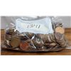Image 2 : Approx 3lb bag of assorted pennies, from usa & canada - unchecked
