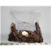 Image 1 : Approx 3lb bag of assorted pennies, from usa & canada - unchecked