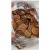 Image 3 : Approx 3lb bag of assorted pennies, from usa & canada - unchecked