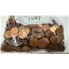 Image 2 : Approx 3lb bag of assorted pennies, from usa & canada - unchecked