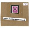 Image 1 : German Nazi era swastika stamp, 40