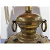 Image 6 : Vintage Intricately Carved Brass Lamp