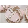 Image 2 : Selection of Foley bone china including eight each of dinner plates, 8" plates, 6" plates, teacups a