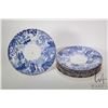 Image 1 : Eight Royal Crown Derby "Mikado" 10 1/2" dinner plates. Note: Not available for shipping. Local pick