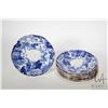 Image 1 : Eight Royal Crown Derby "Mikado" 7 1/4" side plates. Note: Not available for shipping. Local pickup 