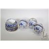 Image 1 : Ten Royal Crown Derby "Mikado" bouillon bowls and drip trays. Note: Not available for shipping. Loca
