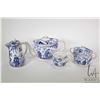 Image 1 : Royal Crown Derby "Mikado" teapot with matching lidded sugar, cream and hot water jug. Note: Not ava