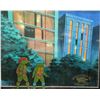 Image 2 : Teenage Mutant Ninja Turtles original production cell, 21" X 19" overall dimensions including frame