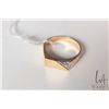Image 3 : Gent's 10kt yellow and white gold ring set with small accent diamond, size 7.5 and a gents 10kt yell