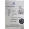 Image 3 : Gents 14kt white gold and .55ct round brilliant cut white diamond ring, size 10.25. Retail replaceme