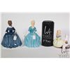 Image 2 : Three Royal Doulton figurines including 5 " Debbie HN2385, A Child from Williamsburg HN2154 and Gold