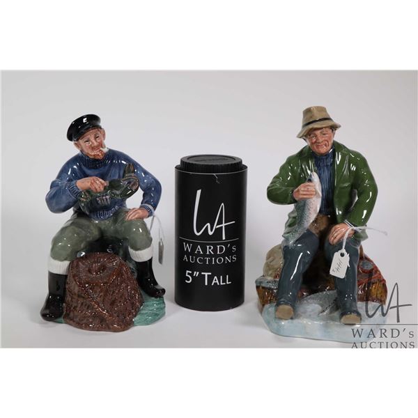 Two Royal Doulton figures including The Lobster Man HN 2317 and A Good Catch HN2258