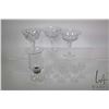Image 1 : Selection of signed crystal including six Stuart sherry glasses and candleholder plus a pair of Tudo