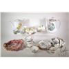 Image 1 : Selection of vintage china including Duchess India Tree teapot, cream and sugar plus six teacups and