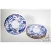 Image 1 : Eight Royal Crown Derby "Mikado" dinner plates, all 10 1/2" in diameter, five round and three with s