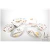 Image 1 : Six pieces of Royal Worcester Evesham Gold including three graduated round lidded casserole dish 8 1