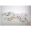 Image 1 : Five Royal Worcester Eveshaw gold lidded shallow entree dishes including two oval and three round di