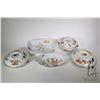 Image 1 : Selection of Royal Worcester Evesham Gold serving pieces including two round shallow casseroles with