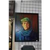 Image 1 : Framed original oil on canvas portrait painting of Canadian actor John Candy by artist Dykosky, 23 1