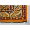Image 2 : Handwoven vintage berber Moroccan "Taknakht" rug with multiple borders, chocolate background, triple