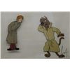 Image 2 : Scooby Doo and Shaggy hand painted original production cel 21" X 19" overall dimensions including fr