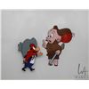 Image 2 : Yosemite Sam and Elmer Fudd production cell with The Art of Animation Galleries COA, overall dimensi