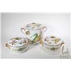 Image 1 : Three Royal Worcester Evesham Gold round deep casserole dishes including two 7" diameter and a large