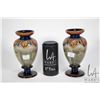Image 1 : Pair of Royal Doulton glazed stoneware 7" vases, both with artist initials and date marked 1905