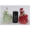 Image 2 : Two Royal Doulton figurines including Top O' the Hill HN1937 and Fair Lady HN2193