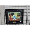 Image 1 : Smurfs hand painted production cel, overall dimensions 18 1/2"X 16" overall dimensions including fra
