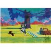 Image 2 : Tom and Jerry hand painted original production cel, 16" X 18 1/2" overall dimensions including frame