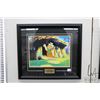 Image 1 : The Flintstones hand painted original production cel, 16" X 18 1/2" overall dimensions including fra