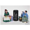 Image 1 : Two Royal Doulton figurines including Tuppence A Bag HN2320 and Silks and Ribbons HN2017