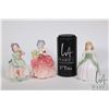 Image 1 : Three Royal Doulton figurines including 5" Cissie HN1937, Penny HN2338 and vintage "Babie" HN1679