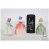 Image 2 : Three Royal Doulton figurines including 5" Cissie HN1937, Penny HN2338 and vintage "Babie" HN1679