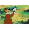Image 2 : Yogi Bear hand painted original production cel, 16" X 18 1/2"overall dimensions including frame
