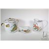 Image 1 : Three pieces of Royal Worcester Evesham Gold including large double handled and lidded bean pot 8 1/