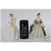 Image 1 : Two Royal Doulton figurines including Elegance HN2264 and Flower of Love HN2460