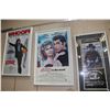 Image 1 : Three framed movie poster including "Urban Cowboy" 14" X 34" "Eddie" 27" X 40"hand signed by Whoopie