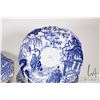 Image 2 : Four Royal Crown Derby "Mikado" bone china, double handled serving plates, each 9 1/4" square and tw