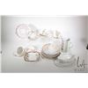 Image 1 : Selection of china collectibles including lidded casserole, transfer ware jug, plus six china cups a
