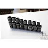 Image 1 : Snap-On 3/8" drive eight piece metric flex impact socket set including no. 10, 12, 13, 14, 15, 17, 1