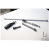 Image 1 : Snap-On 3/8" drive accessories including ratchet, 3", 6", 8" extentions and a Hard Grip handle drive