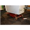 Image 2 : Motor Master 2 1/2 ton floor jack, a small compressor, booster cables, tie down straps etc.