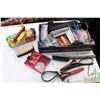 Image 1 : Two Swanson speed squares, two Crown Tool squares, two tape measures, blade holder and push sticks, 