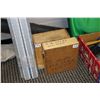 Image 2 : Two fitted wooden boxes of saw blades including 8" and 9", two sets of dato blades and straight edge