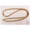 Image 1 : 14kt yellow gold fancy link necklace, 27" in length. Retail replacement value $5,000.00