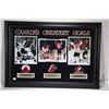 Image 1 : Framed "Canada's Greatest Goals" photographs including Paul Henderson 1972 Summit Series, Mario Lemi
