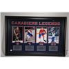 Image 1 : The Canadiens Legends framed photographics prints including Maurice Richard, Jean Beliveau, Guy LaFl