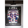 Image 1 : Framed and signed Wayne Gretzky New York Rangers Jersey with COA